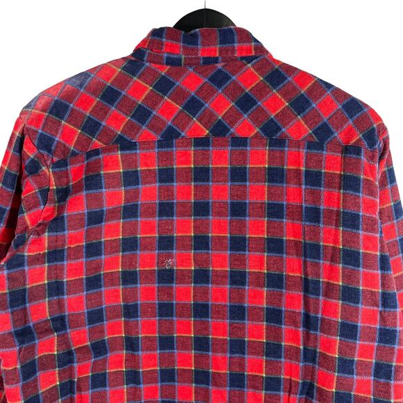 Timber Ridge Flannel plaid Long Sleeve Button Down - Picture 6 of 8